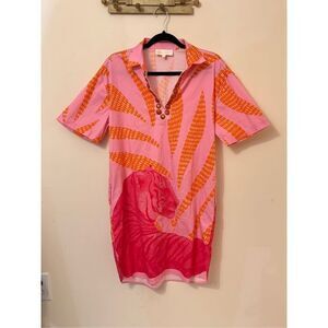 Sheridan French Rhodes Dress Candy Pink Tigress M